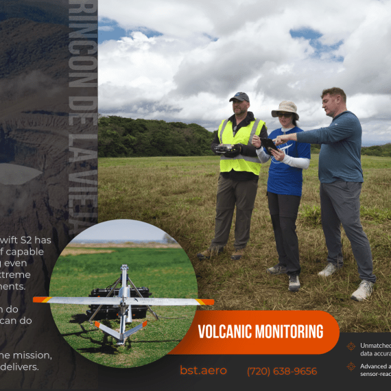Volcanic Monitoring UAS high altitude extreme gasses trace detection scientific research environment commercial Drone
